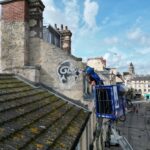 Nettoyage anti-graffiti en centre-ville de Caen par l’équipe 2NM Propreté